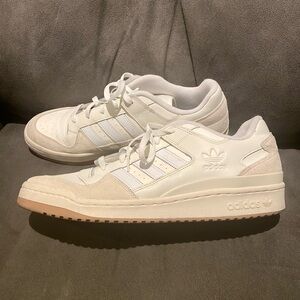 ADIDAS Originals Men’s Forum Low Shoes ID6858 Size 14 CHALK WHITE CLOUD WHITE
